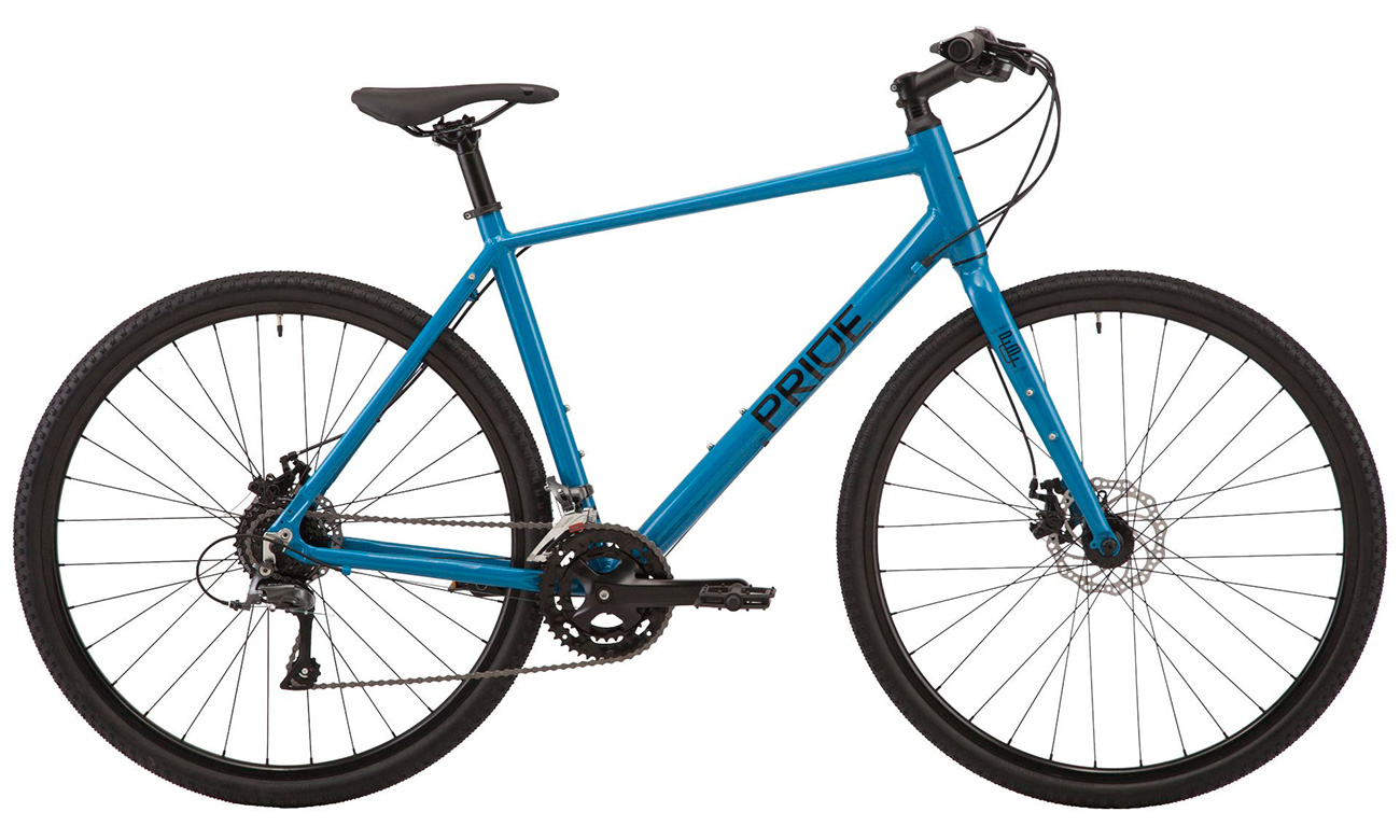 Фотографія Велосипед Pride Rocx 8.1 FLB 28" (2020) 2020 Синьо-чорний 